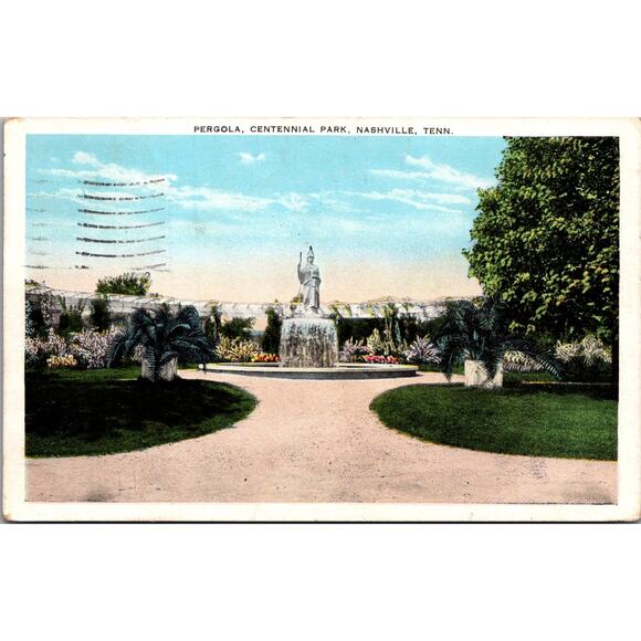 None and/or Unknown Other - Pergola Centennial Park Nashville TN Exposition 1907 Vintage Postcard SPT2